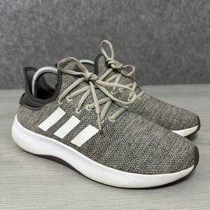 Adidas Women Cloudfoam Pure Running Shoes Gray White ID1064 Size 8